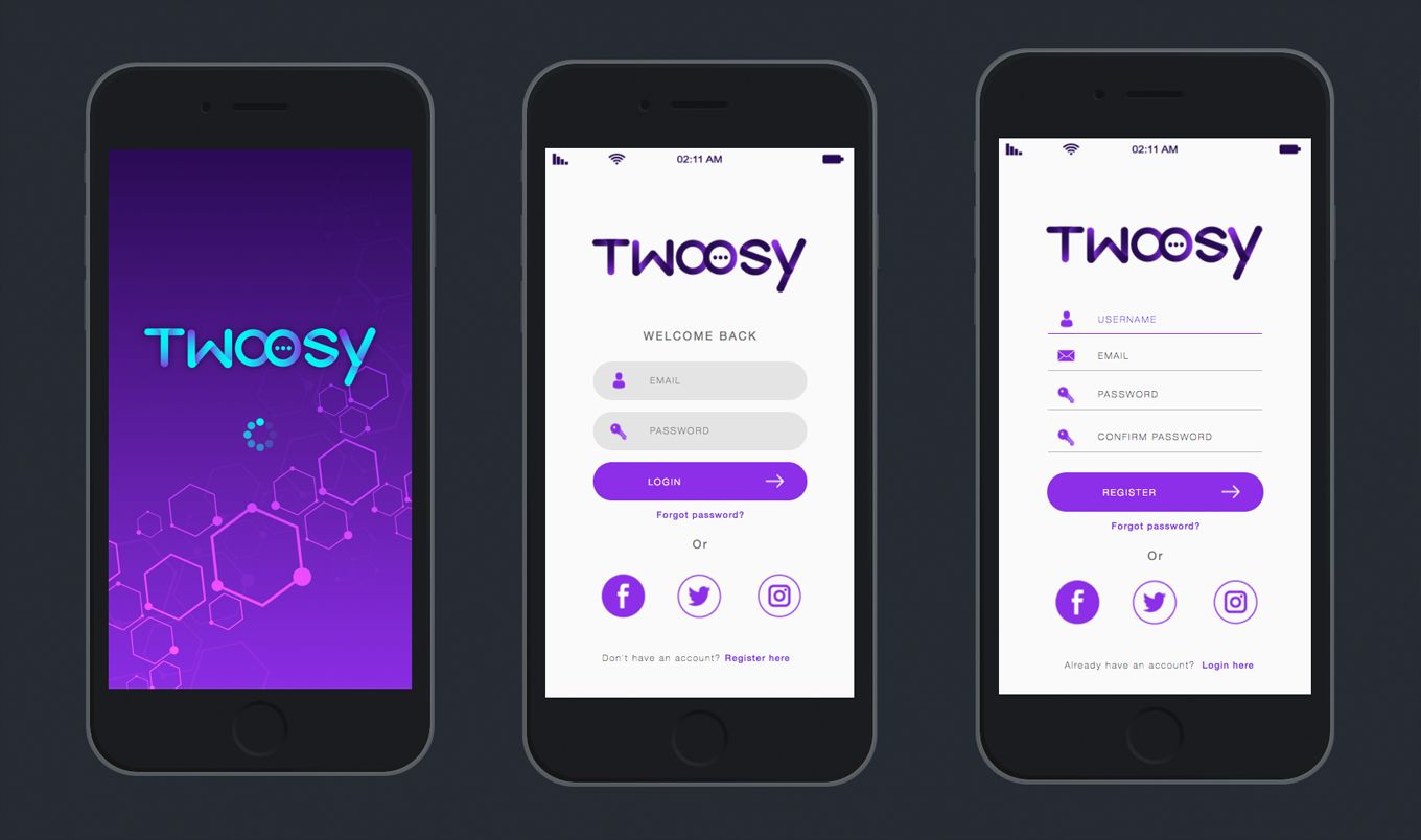 Twoosy designed by Design Major
