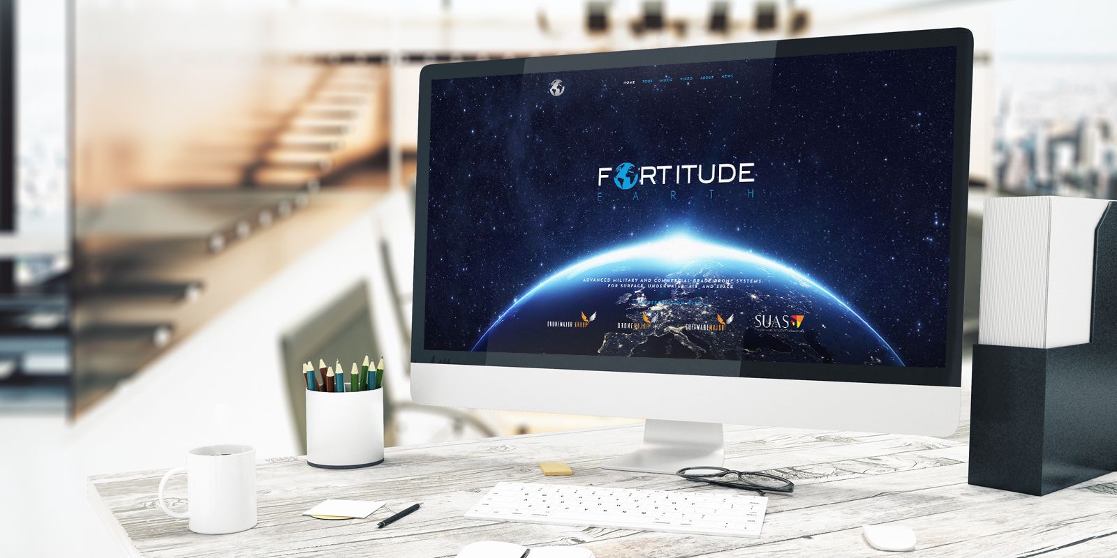 Fortitude Earth Designed by Design Major